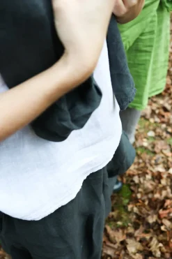 Attitude Baggy Yoga Skirt Pants, Dark Grey