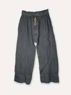 Attitude Sunrise Linen Pants, Dark Grey