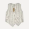 Attitude Sunsurfer Linen Vest, Beige