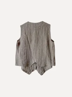 Attitude Sunsurfer Linen Vest, Taupe