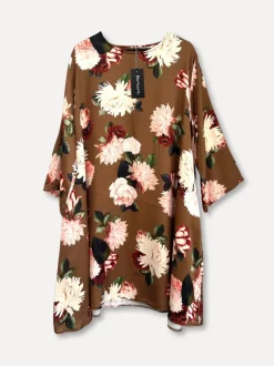 Bacci Fiori Dress, Brown