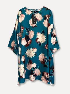 Bacci Fiori Dress, Turquoise