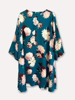 Bacci Fiori Dress, Turquoise