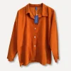 Back to Work Cord Shirt, Burnt Orange