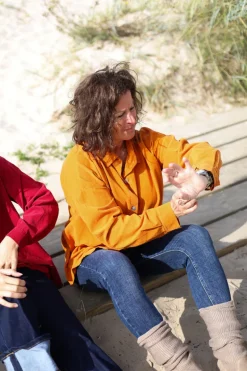Back to Work Cord Shirt, Burnt Orange