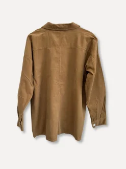 Back to Work Cord Shirt, Dark Taupe