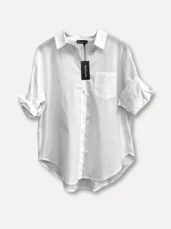 Back to Work Shirt, White