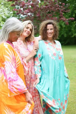 Bali Viscose Maxi Dress, Turquoise