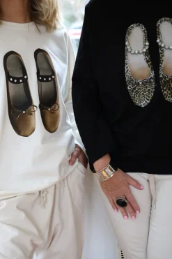 Ballerina Leo College T, Black