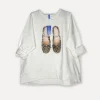 Ballerina Leo College T, Off White