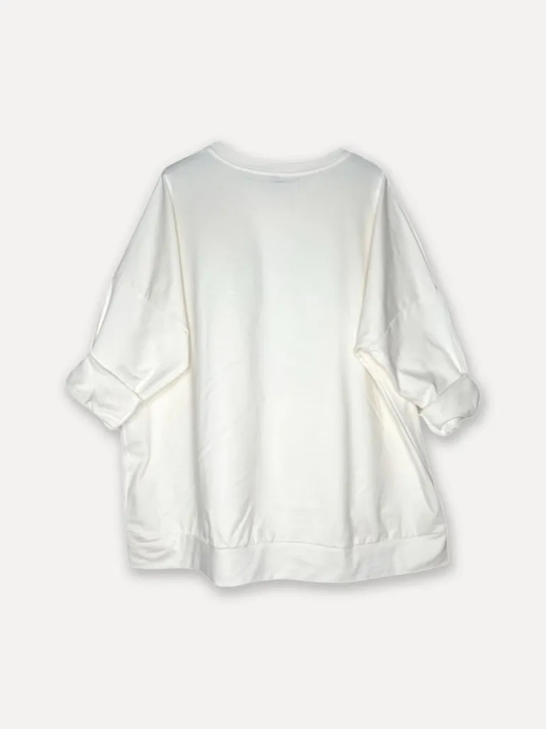 Ballerina Leo College T, Off White