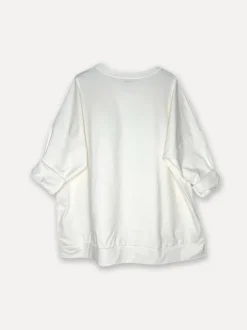 Ballerina Soft Pearls College T, Off White