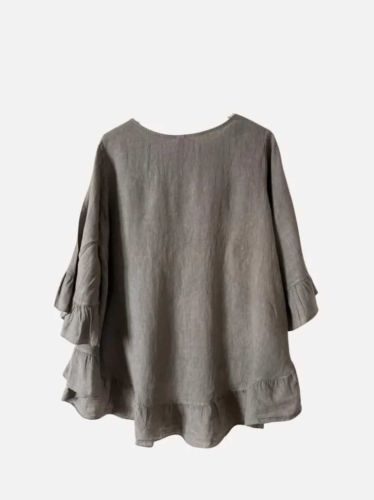 5024 Blouse, Taupe
