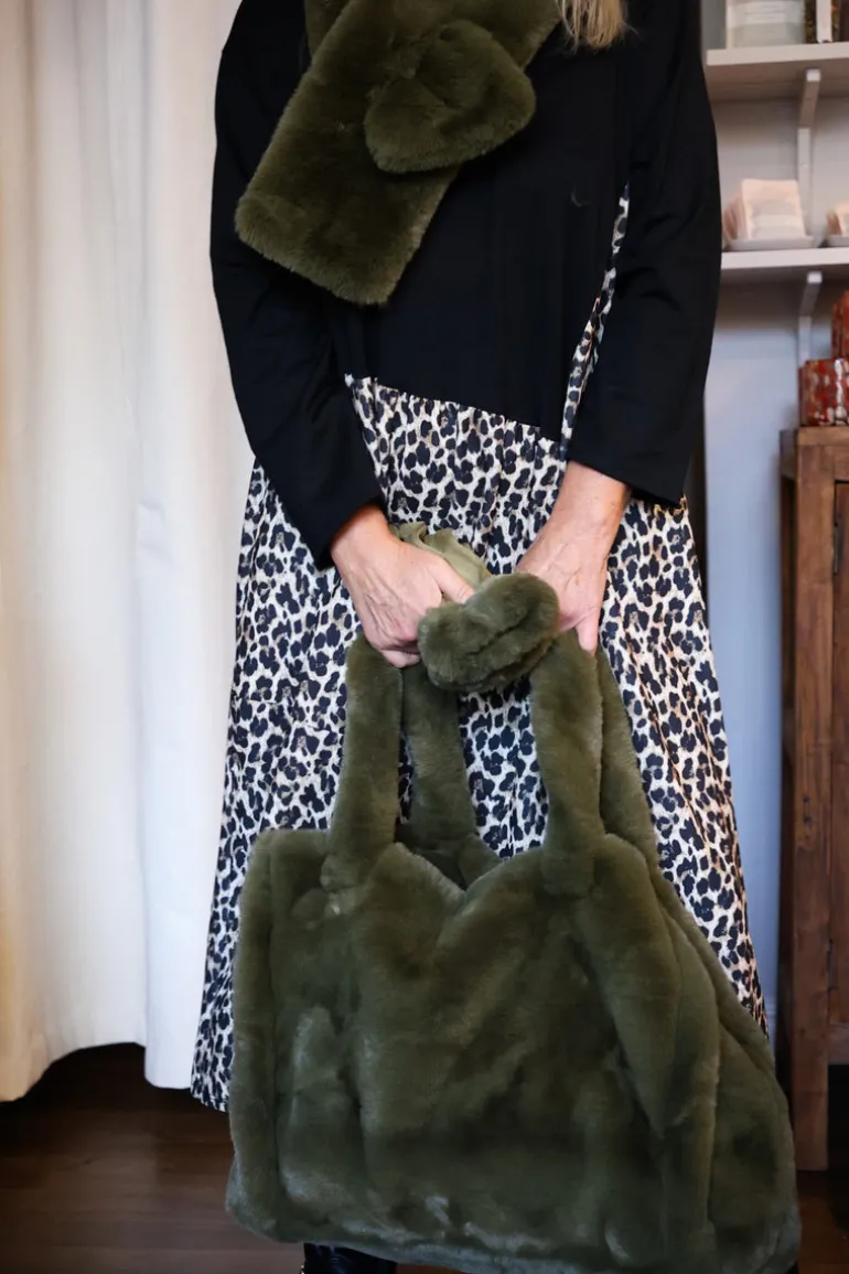 Borsa Fur Bag, Army