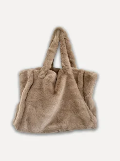 Borsa Fur Bag, Beige
