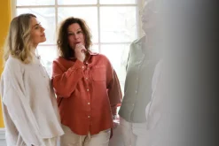 Boyfriend Girlfriend Allfriends Linen Shirt, Beige