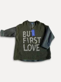 But First Love Sweater, Army