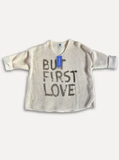 But First Love Sweater, Beige