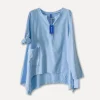 4948 - Cord Cotton Sweater, Sky Blue