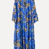Darla Viscose Maxi Dress, Blue