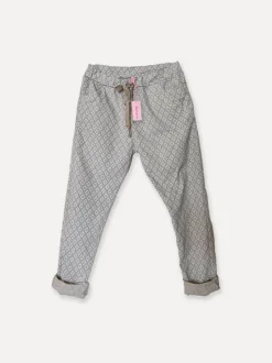 Diamond Box Pants, Grey