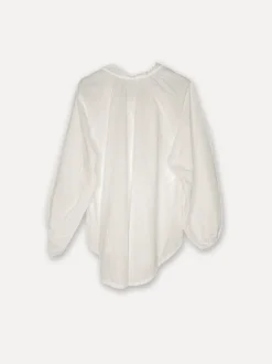 Faded Lace Shirt, Off White