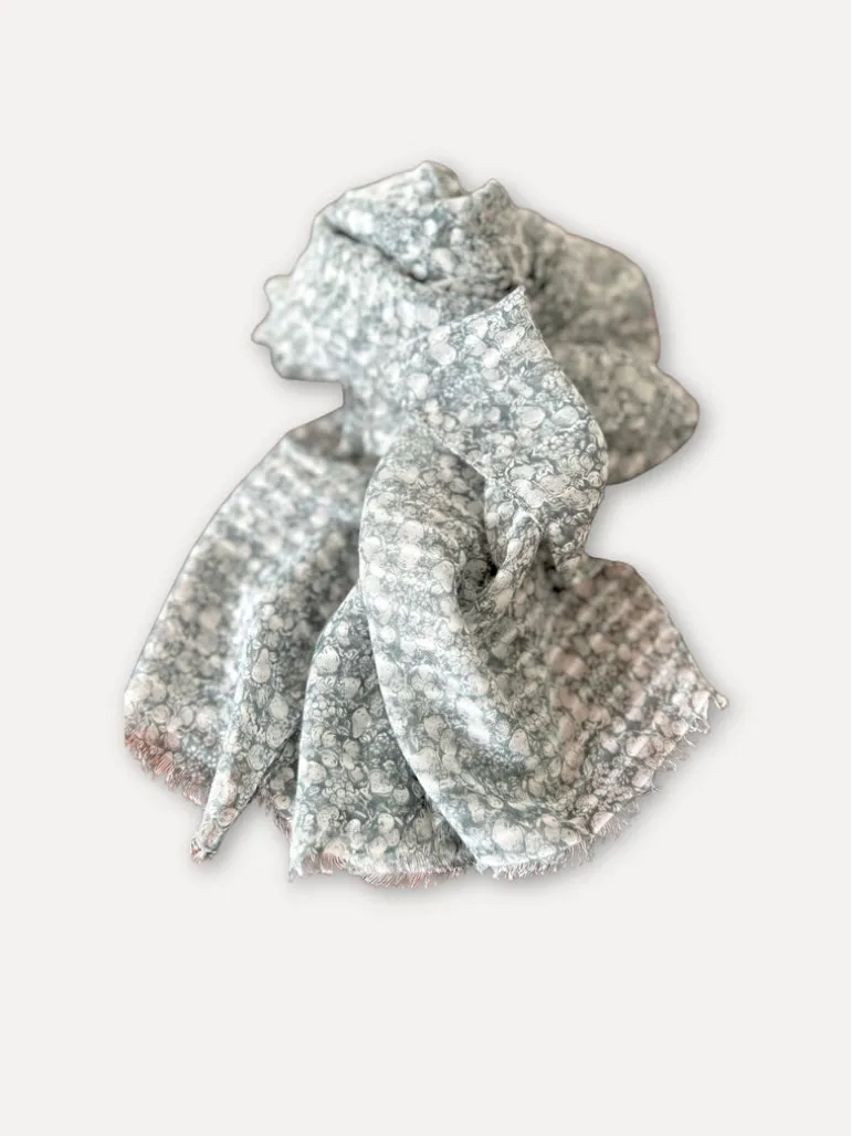 Flower Field Scarf, Army