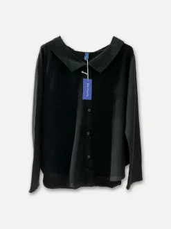 Gio Cord Shirt, Black