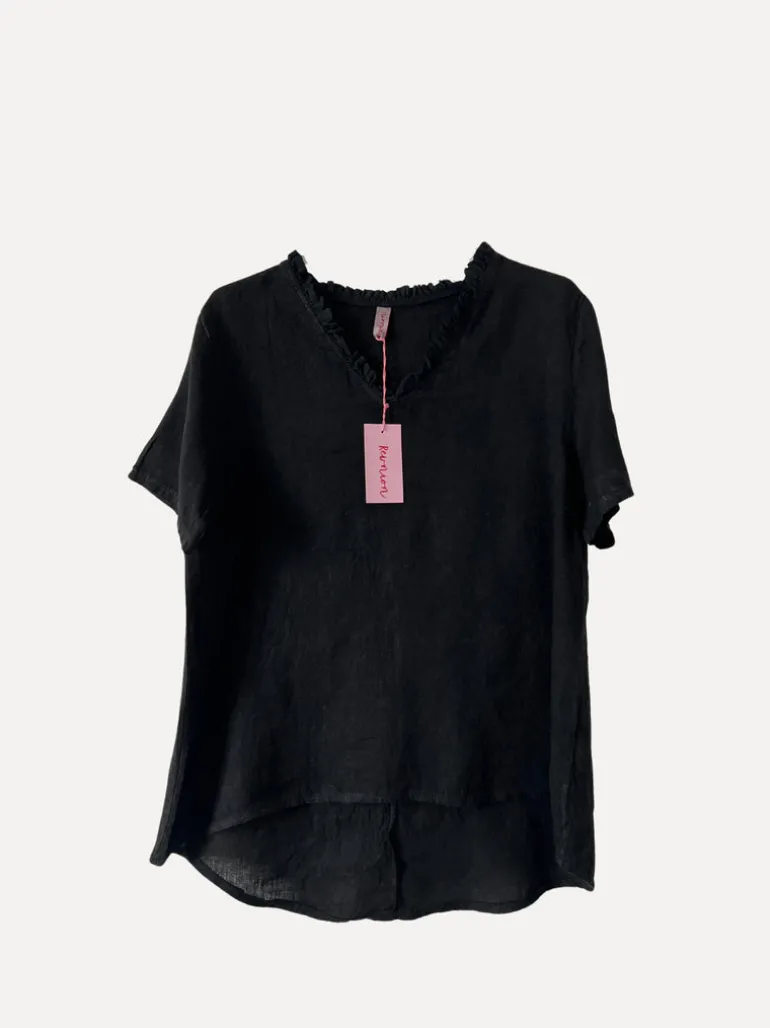1267 Greta Top, Black