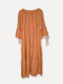 Happilicious Linen Dress, Sepia Brown