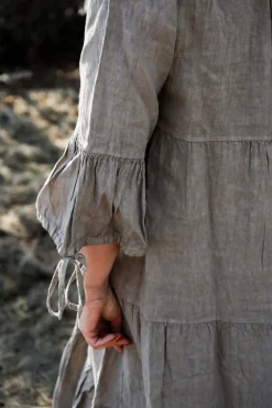 Happilicious Linen Dress, Taupe