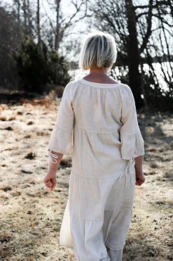 Happilicious Linen Dress, Beige