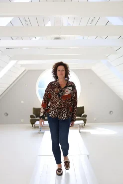 Khalo Flower Queen Blouse, Orange