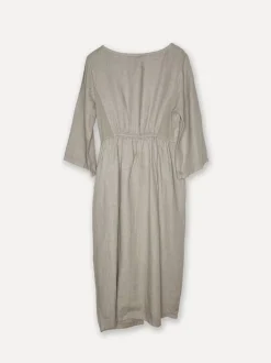 Linen Cocktail Dress, Taupe
