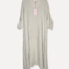 5017 Linen Dress, Beige