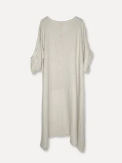5017 Linen Dress, Beige