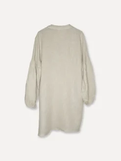 6709 Long Linen Shirt, Beige