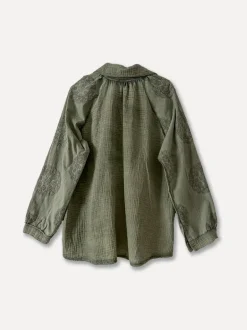 Mandala Shirt, Washed Army