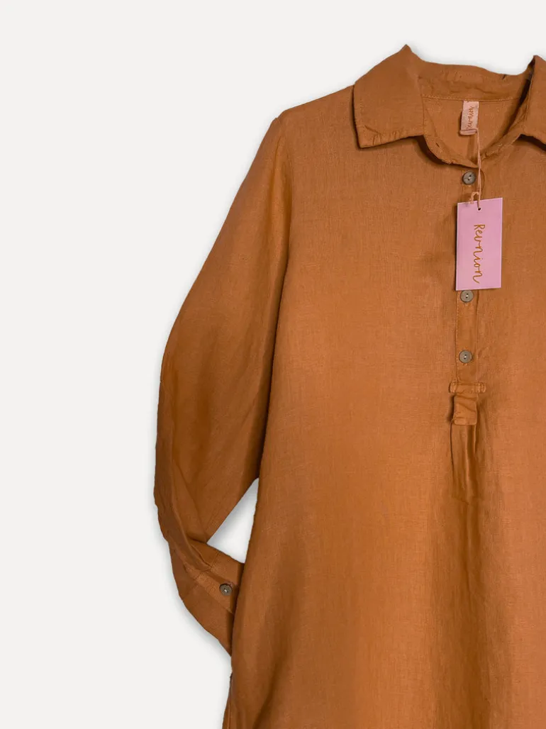Maria City Swag Dress, Sepia Brown