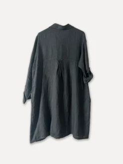 1351 Maria Shirt-Dress, Dark Grey