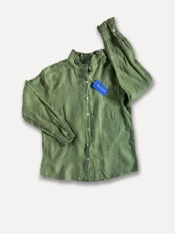 Marina Blouse, Virgin Olive Green
