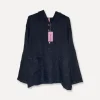 7069 Matros Hoodie Linen Shirt, Navy