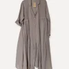 Milano Attitude Linen Coat, Taupe