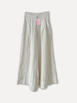 Moo Linen Dressed Up Pants, Beige