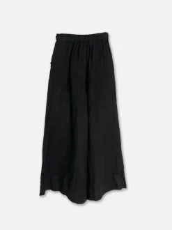 Moo Linen Dressed Up Pants, Black