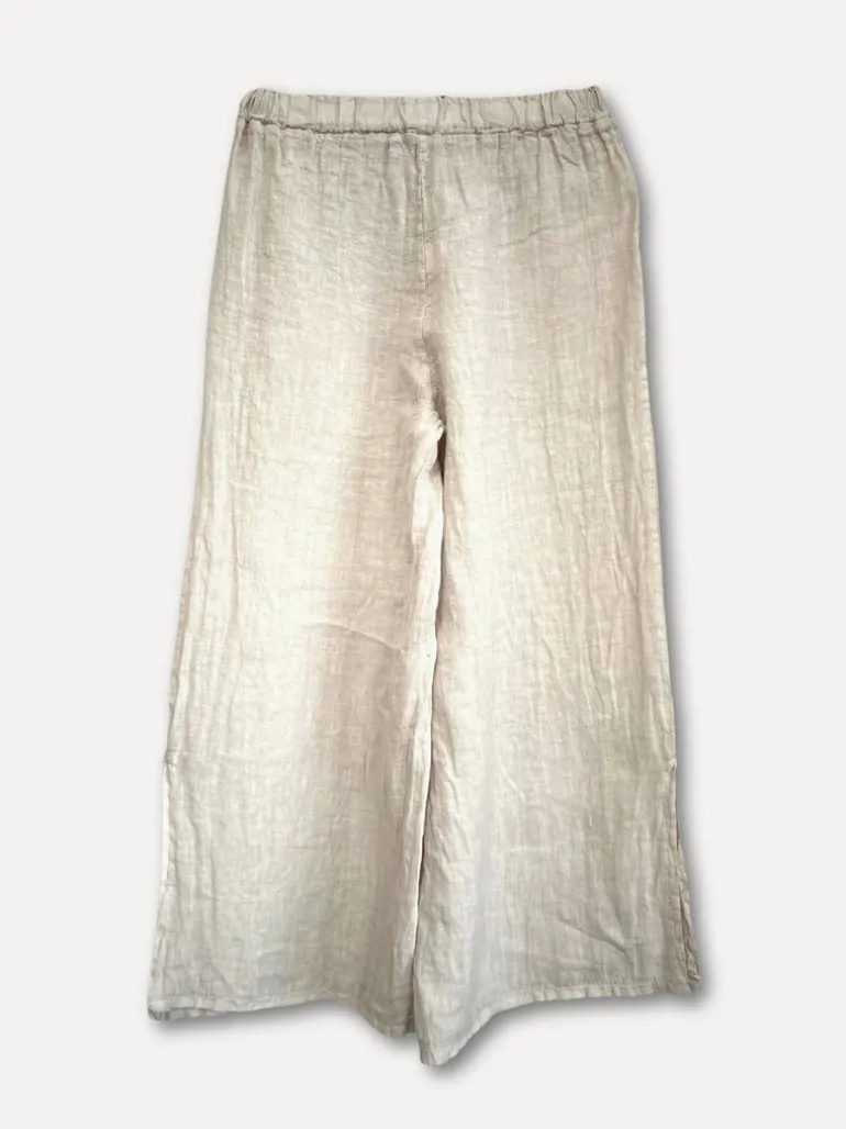 Nilla Linen Pants, Beige