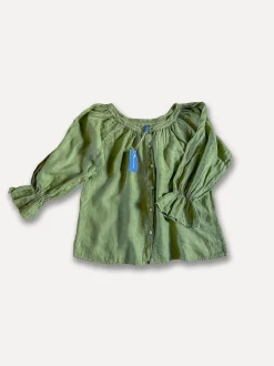 Ofelia Blouse, Virgin Olive Green