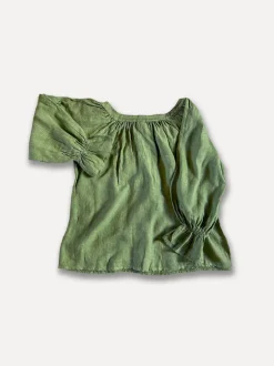 Ofelia Blouse, Virgin Olive Green