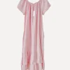 3429 Off-Shoulder Dress, Light Pink
