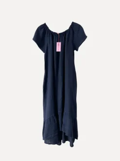 3429 Off-Shoulder Dress, Navy